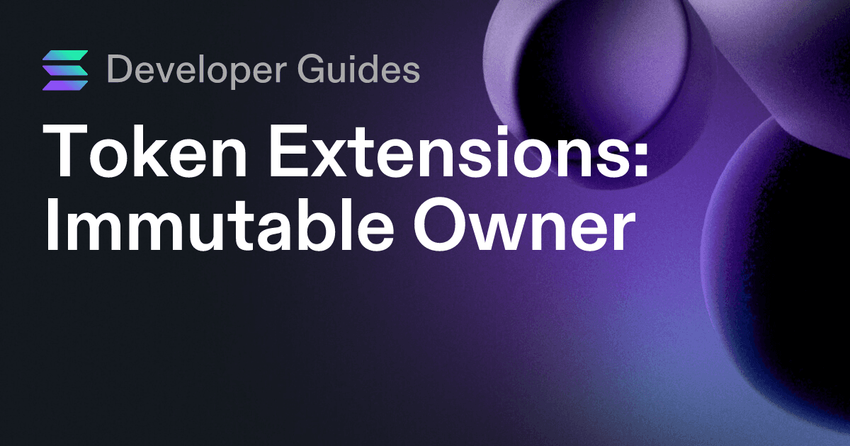 How to use the Immutable Owner extension